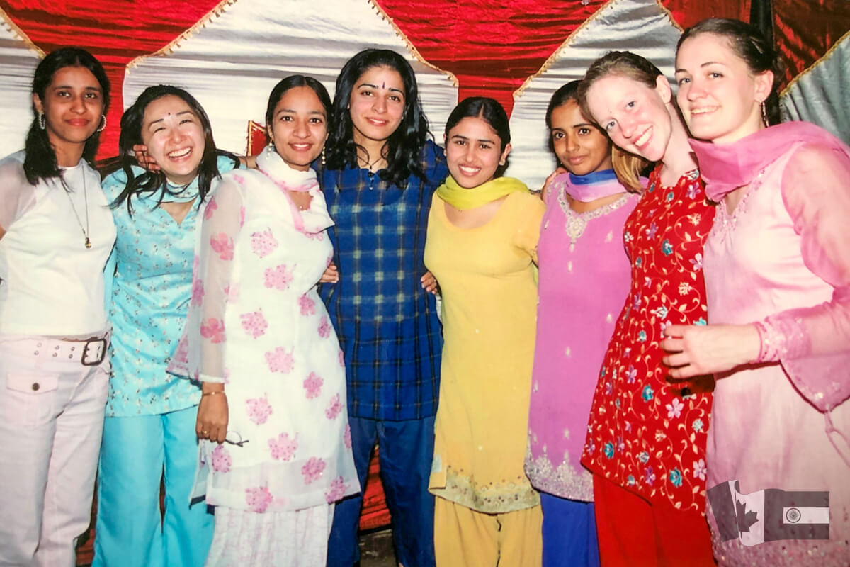 UBC Students at GN Nursing College in India