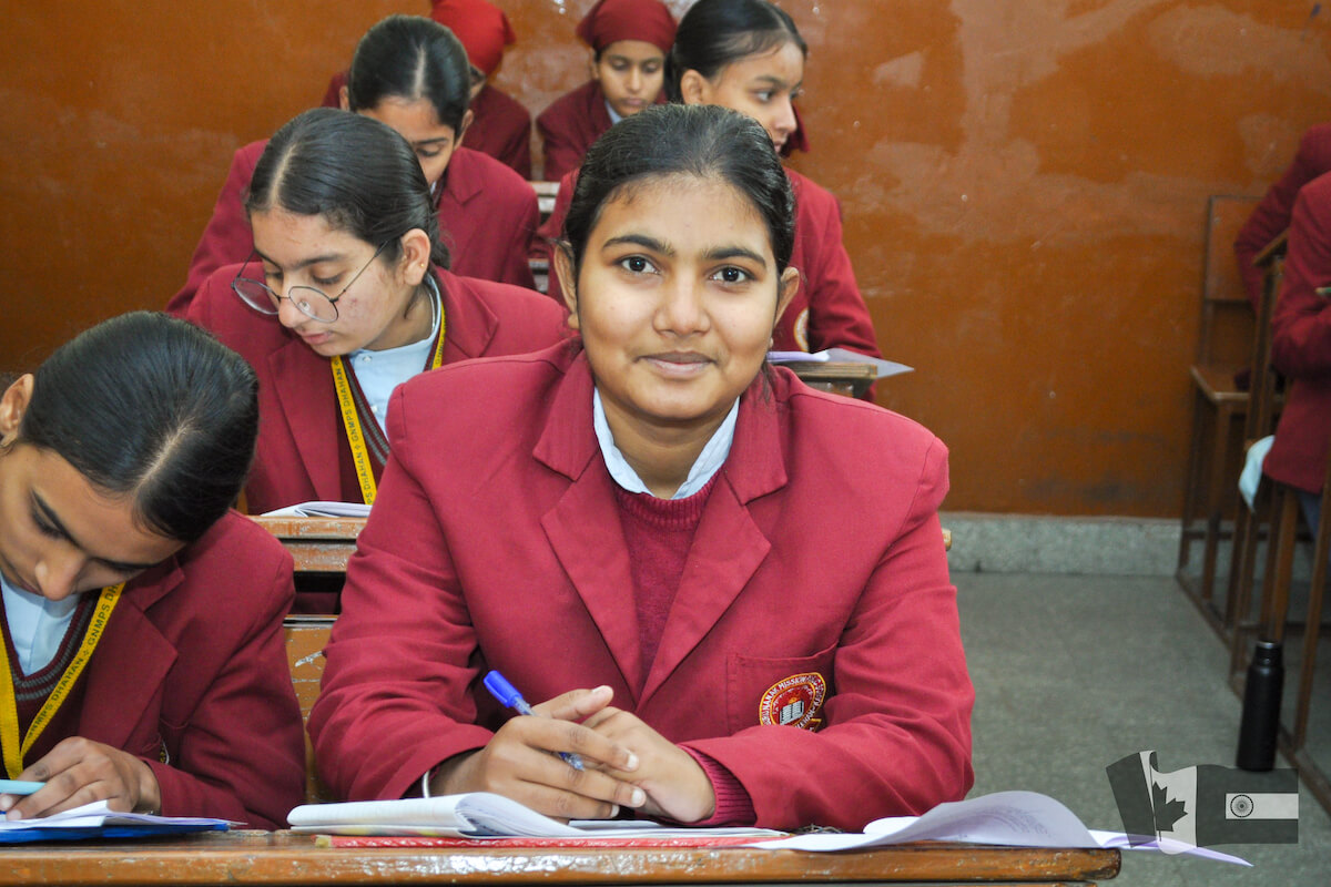 student at Guru Nanak Mission Public School