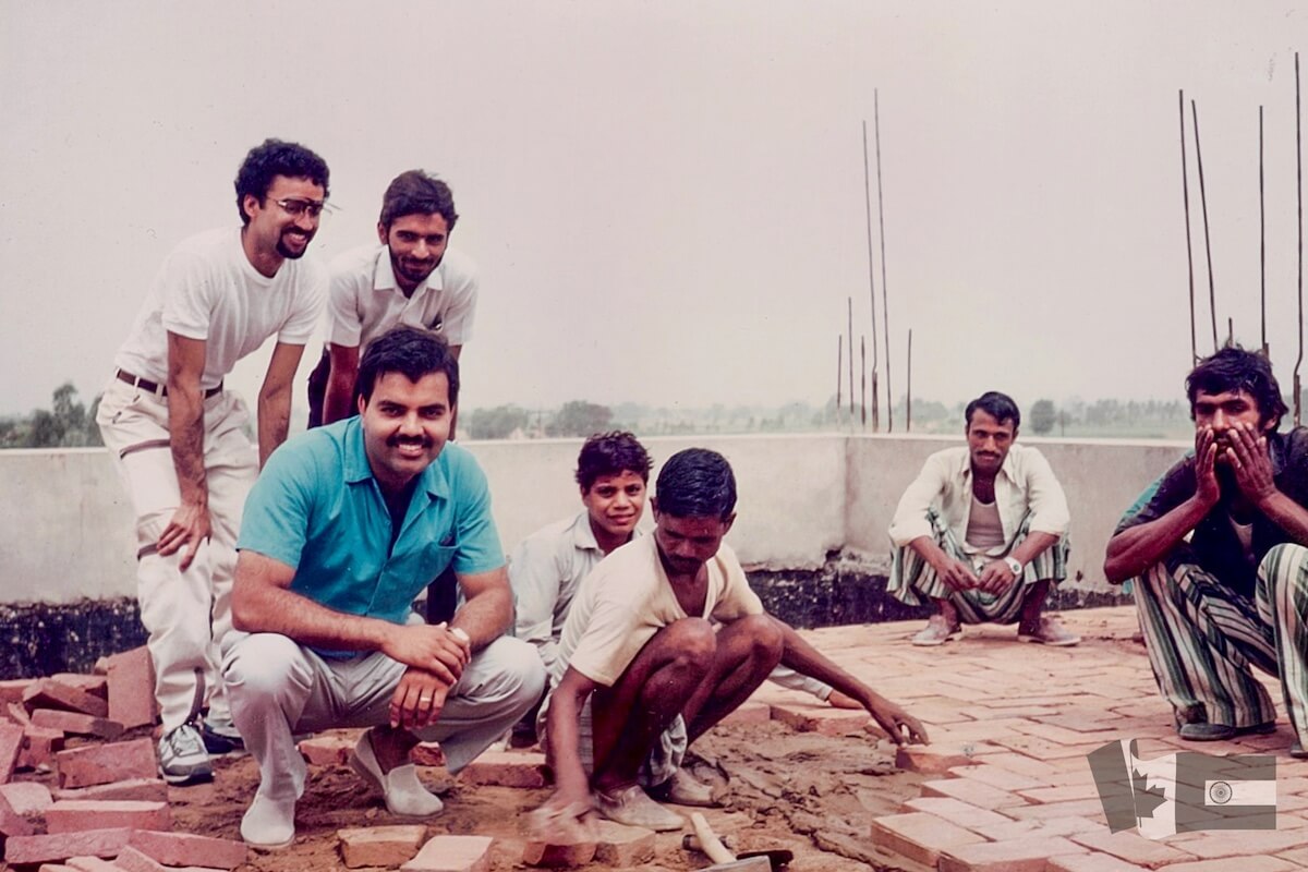 Barj Dhahan brick work community non-profit building